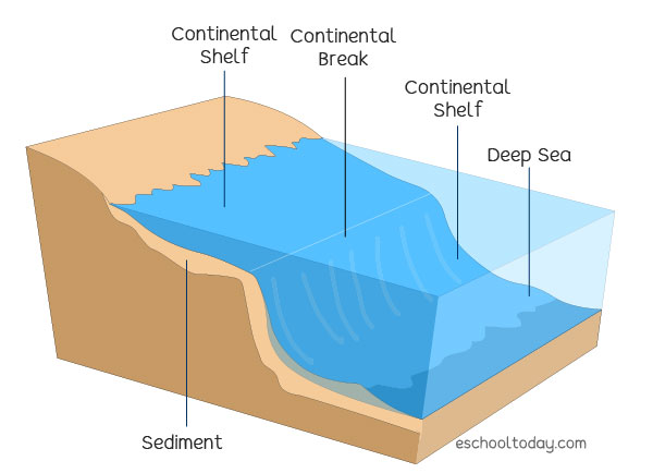 what-is-the-continental-shelf-landform-eschooltoday