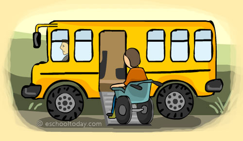 wheelchairs on school bus